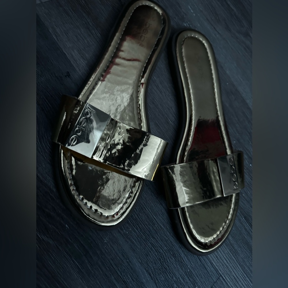 Bebe Gold Slides